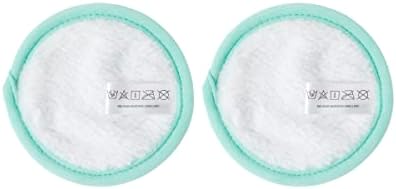 Real Techniques Real Clean Makeup Remover Pads, Reusable Makeup-Removing Rounds, Dual-Sided For Toner, Essence, Eye & Face Makeup Removal, For All Skin Types, 2 Count (Pack of 2) - Image 2