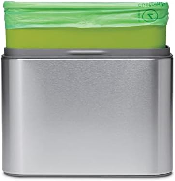 simplehuman Code Z 30 Count Compostable Custom Fit Liners, Certified Compostable Trash Bags for Compost Caddy, Plant-Based PVOH Plastic, Backyard or Commercial Composting, 4 Liter / 1 Gallon - Image 4