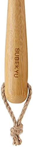 SUBEKYU Dish Brush with Handle, Natural Bamboo Dish Scrubber Brush, Kitchen Dishwashing Brush for Cleaning Dishes/Pans/Pots/Sinks, Sisal Bristles, 2P - Image 4