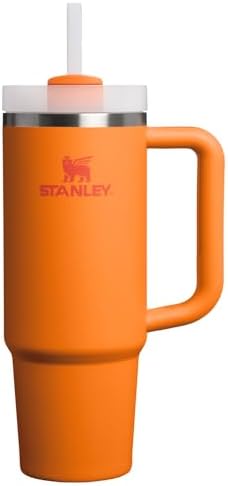 STANLEY Quencher H2.0 Flow State Tumbler, 30 oz, Goldenrod Coral by Unknown