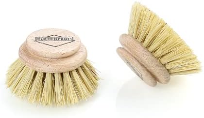 Küchenprofi 2-Pack Replacement Brush Refill for Classic Dish Washing Brush by Kuchenprofi