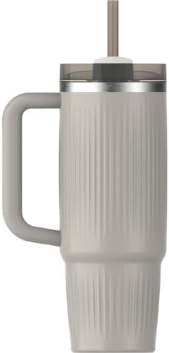 STANLEY Quencher H2.0 Tumbler with Handle and Straw 30 oz | Flowstate 3-Position Lid | Cup Holder Compatible for Travel | Insulated Stainless Steel Cup | BPA-Free | Fluted Ash Gloss - Image 3