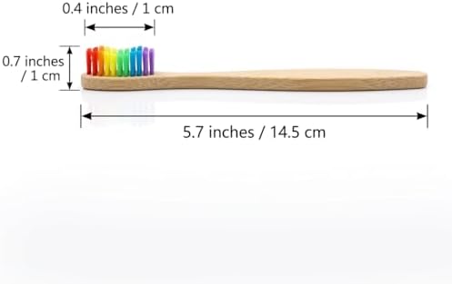 Premium Bamboo Kids Toothbrushes - 10 Color Value Pack, BPA Free Ultra Soft Bristles, Eco-Friendly Biodegradable Compostable Manual Toothbrush for Toddlers and Young Children - Image 5