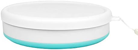 CARTINTS Collapsible Bowls With Lids Silicone Food Storage Containers Collapsible Camping Bowls Silicone Lunch Containers, Ideal for Travel and Camping, 32oz/950ml(Blue) - Image 3