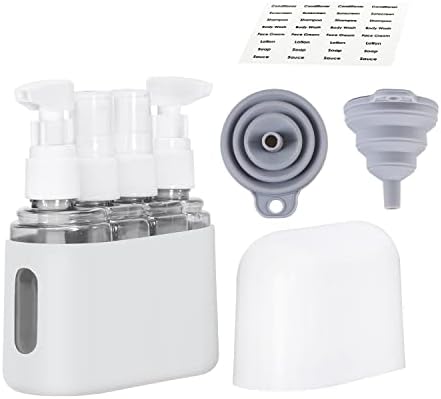 Bpluma Travel Bottles, Leak Proof Containers For Toiletries TSA Approved Airplane Accessories Kits For Liquid With Labels by Bpluma