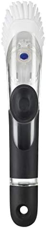 OXO Good Grips Soap Dispensing Dish Brush Refills, 4 Pack, White, Nylon Bristles - Image 4