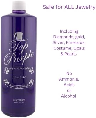 Jewelry and More Cleaner 32 Ounce Refill & 2 Ounce Spray Bottle - Image 4