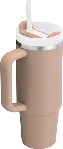 STANLEY Quencher H2.0 Flow State Tumbler, 30 oz, Almond Rose - Image 2
