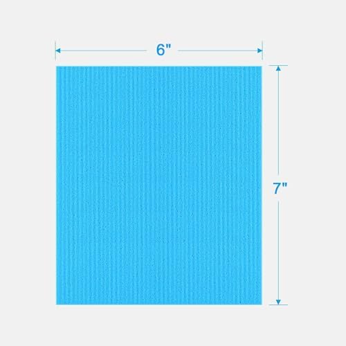 HOMEXCEL 20PK Swedish Dishcloths for Kitchen, Absorbent Dish Cloths, 7x6in - Image 4