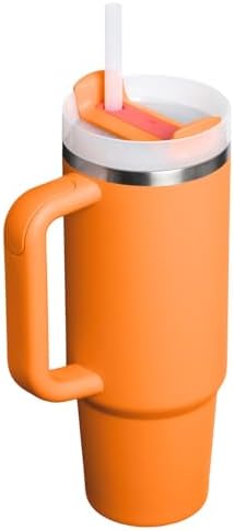 STANLEY Quencher H2.0 Flow State Tumbler, 30 oz, Goldenrod Coral - Image 3