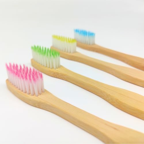 Lindo EcoGrip Bamboo Toothbrush - Eco-Friendly (Multicolor) - Image 2