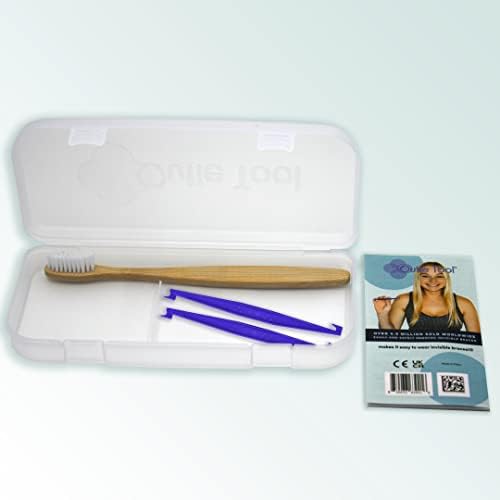 Outie Tool 2 in 1 Total Care Carry Case | Contains 1 Bamboo Toothbrush and 2 Clear Aligner Removers - Image 5