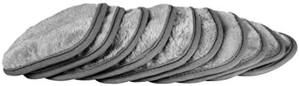Eurow Reusable Makeup Remover Cloths, Soft Microfiber Face Towels for All Skin Types, Chemical-Free, Protective, Machine Washable, Gentle & Effective Facial Cleansing, 5"x5", Gray, 10-Pack - Image 2