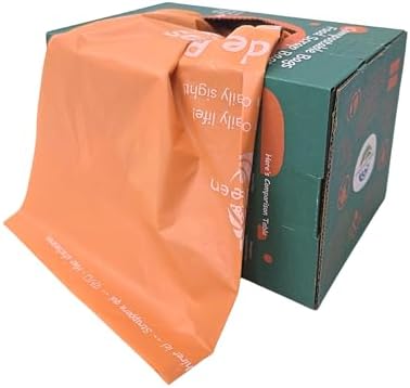 Compost Bags, Trash Bags 3 Gallon, Extra Thick, US BPI ASTM D6400 Certified Compostable Food Scrap Kitchen Waste Bags, 100 Count by MoonyGreen