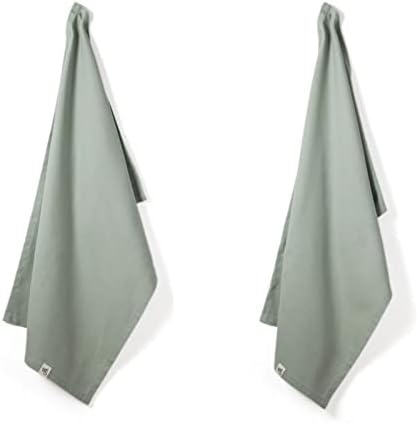 Wild & Stone Organic Cotton Tea Towels, Set of 2, GOTS Certified, 27x19 in - Image 2