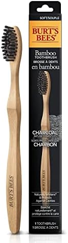 Burt's Bees Bamboo Toothbrush with Charcoal Infused Bristles, 1ct by BurtsBees