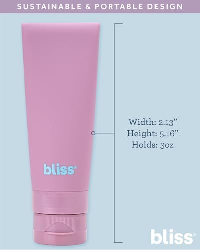 Bliss Travel Bottles Set TSA Approved Leak-Free Refillable Toiletries - Image 3