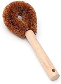 Kitchen Wooden Handle Fiber Brush Dish Bottle Scrub Wash Tool - Image 7
