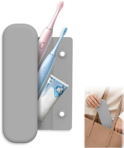 Silicone Toothbrush Travel Case, Pro Large Toothbrush Cover for Traveling by GetEverybodySatisfied