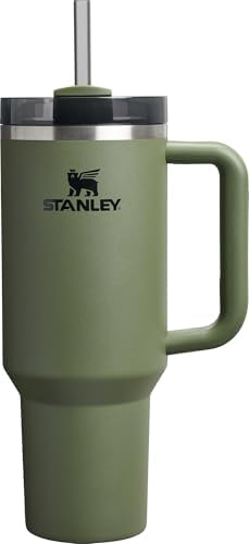 STANLEY Quencher H2.0 Flow State Tumbler, 40 oz, Dried Pine by Unknown