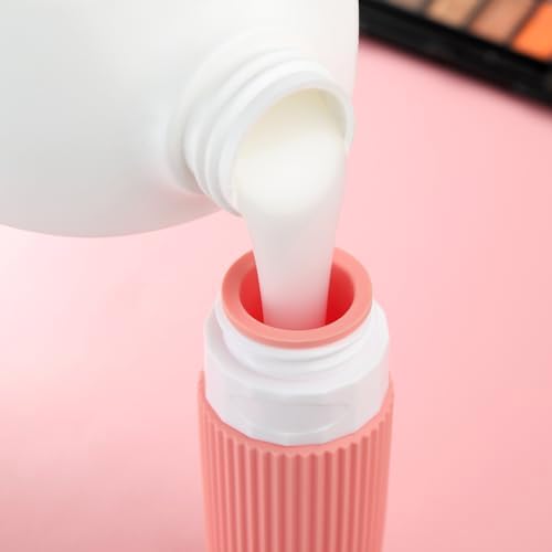 Mrsdry Travel Bottles for Toiletries, Tsa Approved 2oz Travel Bottles, BPA Free Leak Proof Travel Size Toiletry Containers, Refillable Travel Accessories with Toiletry Bag for Shampoo Liquid (4 Pack) - Image 3