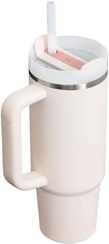 STANLEY Quencher H2.0 Tumbler with Handle and Straw 30 oz | Flowstate 3-Position Lid | Cup Holder Compatible for Travel | Insulated Stainless Steel Cup | BPA-Free | Rose Quartz 2.0 - Image 2
