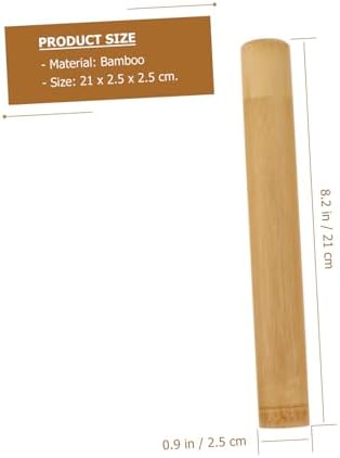 Healeved Sustainable Toothbrush Set Bamboo Storage Case 3 Disposable Toothbrushes Compact Travel Kit Random Color - Image 2