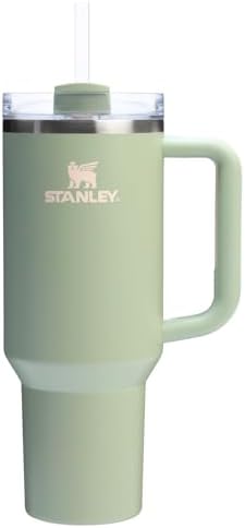 STANLEY Quencher H2.0 Flow State Tumbler, 40 oz, Lichen by Unknown