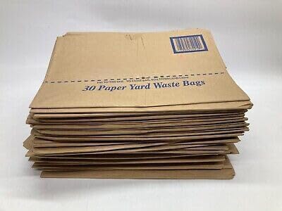 30 Gallon Lawn & Leaf 2-Ply Heavy-Duty Yard Waste Compost Paper Bags, 30 Count - Image 2