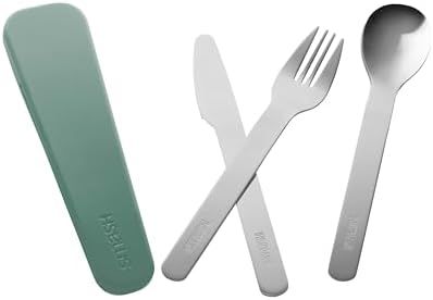 Smash Reusable Stainless Steel Travel Utensils/Cutlery Set with Silicone Case Sage - Image 4