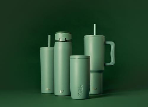 Simple Modern Travel Coffee Mug with Lid | 12oz | Green - Image 2