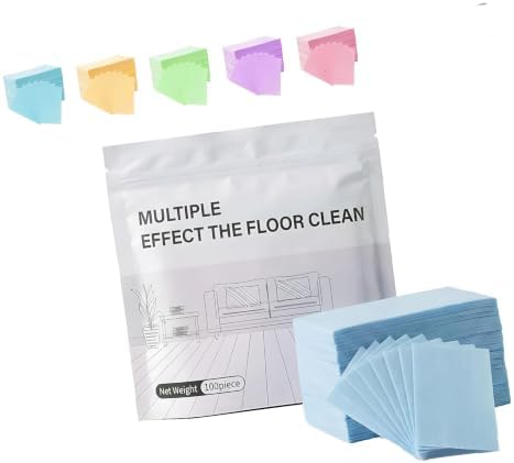 Floor Cleaning Tablets 100 Count Dissolvable Sheets for Hardwood Tile Laminate Vinyl Concentrated Deep Solution Space Saving Mop Refills Meets everyday needs by Unknown