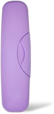 RADIUS Toothbrush Travel Case for Big Brush/Original/Scuba Brushes, BPA-Free Recycled Plastic, Portable for Bathroom, School, Home, Camping - Lavender (ONLY fits the Big Brush/Original/Flex/SCUBA) by RADIUSCorporation