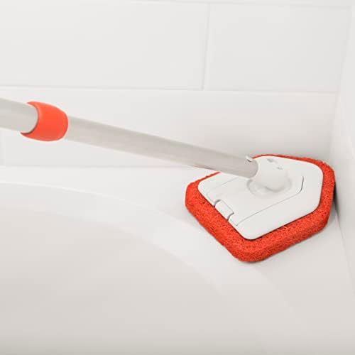 OXO Good Grips Tub and Tile Scrubber Refill, Orange, 1 Count (Pack of 2) - Image 5