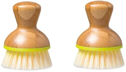 Full Circle Bubbly Palm Brush, Dish Scrub Brush for Nonstick, Green by Unknown