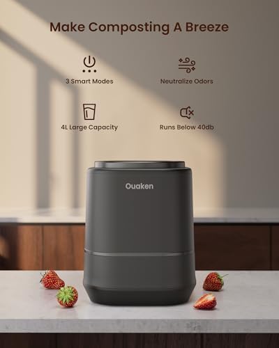 4L Electric Composter for Kitchen, Smart Countertop Compost Bin - Image 2