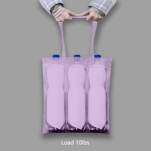 TOPDesign 12-Pack Economical 16"x15" Lavender Cotton Tote Bags, Lightweight Medium Reusable Grocery Shopping Cloth Bags, Suitable for DIY, Advertising, Promotion, Gift, Activity - Image 6