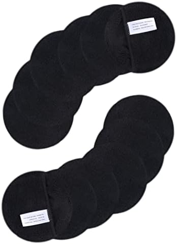 SUNLAND Reusable Makeup Remover Pads for Face,Eyes,Lips Microfiber Face Cleansing Gloves Washable Makeup Remover Cloth with Laundry Bag Rounds Pads by SUNLAND