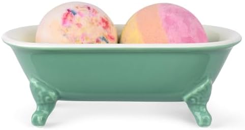 6.5" Mini Clawfoot Bathtub Soap Dish,Bar Soap Holder,Mermaid - Image 2