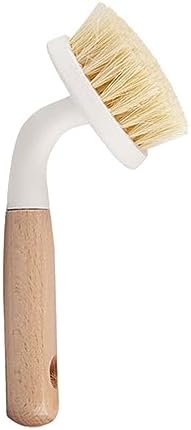 Sisal Dish Brush Wooden Handle EcoFriendly Kitchen Scrub Brush for Pans Countertops, 1-Pack - Image 5