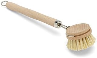 Fox Run 74906 Natural Dish Brush, Tampico Fiber Bristles Brown, 9" by foxrunbrands