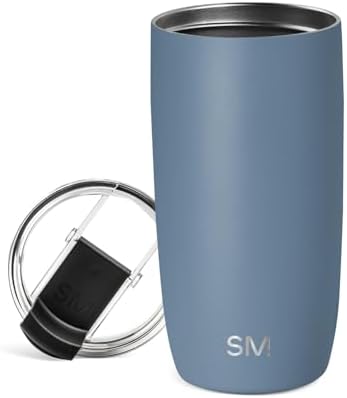 Simple Modern Travel Coffee Mug with Lid | 16oz | Blue by Unknown