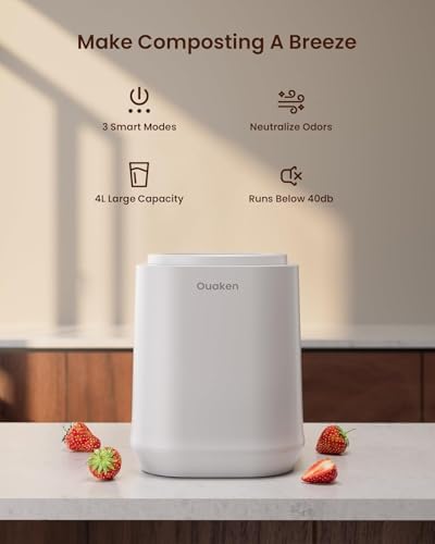 4L Electric Composter for Kitchen, Smart Countertop Compost Bin - Image 2