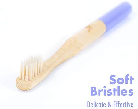 Kids Bamboo Toothbrush with Soft Bristles - Image 2