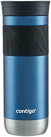 Contigo Byron Vacuum-Insulated Stainless Steel Travel Mug, 20oz - Leak-Proof Lid, BPA-Free, Blue Corn - Perfect Reusable Cup for Coffee or Water; hot and cold beverage holder by Unknown