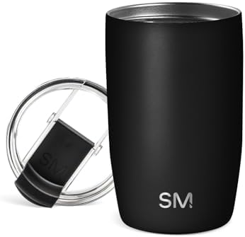 Simple Modern Travel Coffee Mug with Lid | 12oz | Black by Unknown