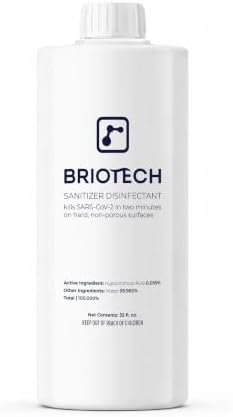 BRIOTECH Sanitizer Disinfectant, Hypochlorous Acid, Refill, 32 oz by BRIOTECHUSA