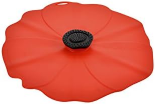 Charles Viancin - Poppy Silicone Lid for Food Storage and Cooking - Airtight Seal on Any Smooth Rim Surface - BPA-Free - Oven, Microwave, Freezer, Stovetop and Dishwasher Safe (11 Inch) by CharlesViancin