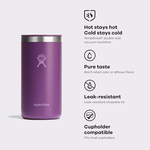 Hydro Flask Travel Coffee Cup – Insulated Stainless Steel, Non-Spill, Leak Resistant to-Go Tumbler 16 Oz Trillium Pink - Image 5