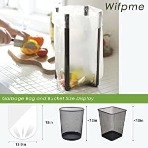 Small Trash Bags 1.2 Gallon, Biodegradable Gallon Waste Bag, Mini Compostable Strong Bathroom Wastebasket Can Liners Garbage Bags for Home Office Kitchen Fit 5 Liter 5L, 1 Gal, (120 Counts,White) - Image 4